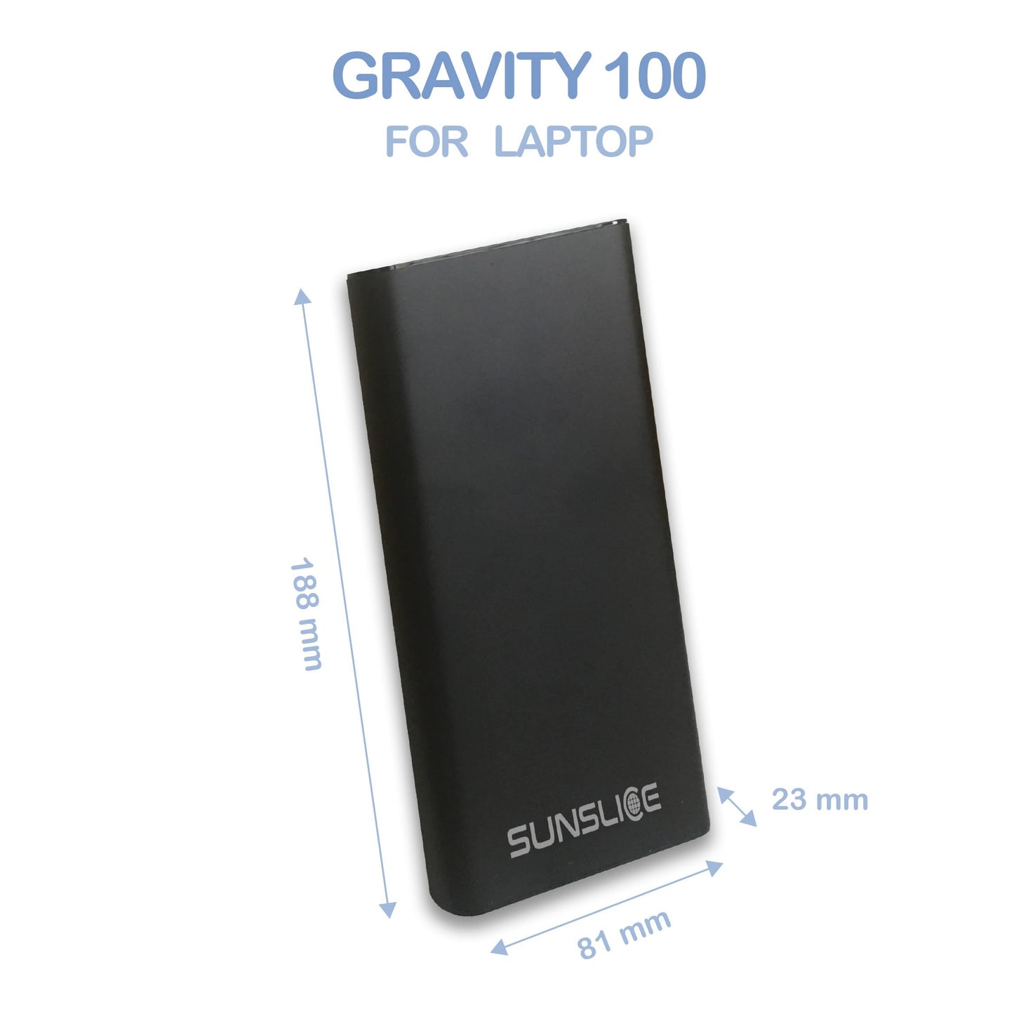 Batterie externe Gravity 100 Watts (pour ordinateur)
