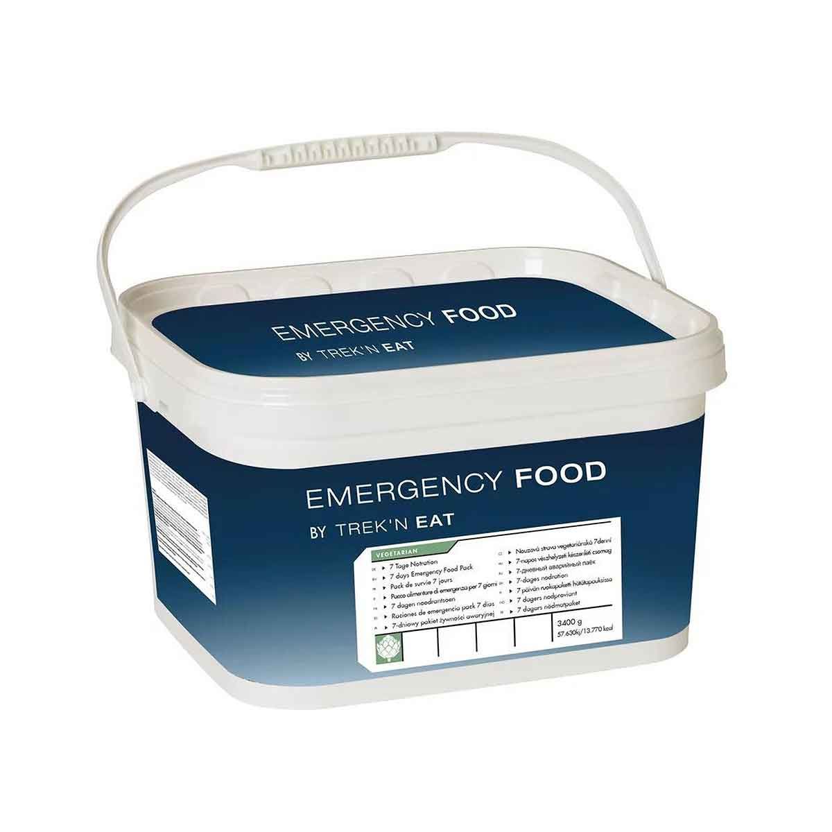 Emergency Food par Trek'n eat - pack de survie 7 jours végétarien